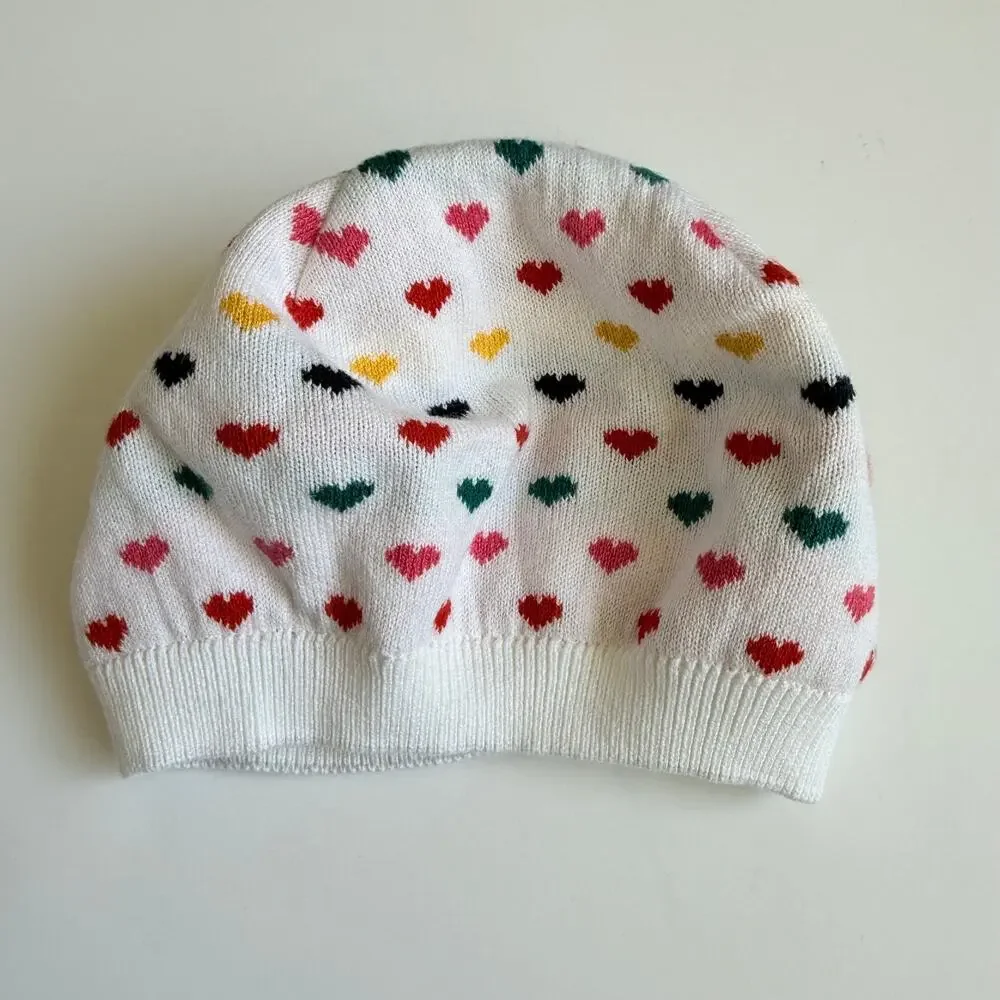 NEW Janie and Jack Heart Beret 0-6 Months